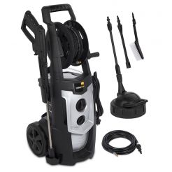 Aparat de spalat cu apa rece sub presiune Powerplus POWXG90425, 2500 W, 195 bar, tambur, kit terasa, kit tevi