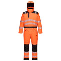 Combinezon de iarna Hi-Vis PW3 Portwest model PW352, marime XXL, culoare Portocaliu/Negru, fit R