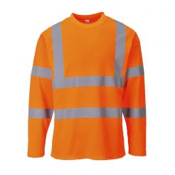 Tricou cu maneci lungi Portwest Hi-Vis S278ORRL, culoare portocaliu, marime L