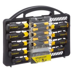 Set surubelnite cu maner si capete de insurubare Stanley STHT0-62141, 34 piese in suport pentru transport