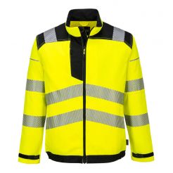 Jacheta de lucru Hi-Vis Portwest T500YBRXL, culoare galben negru, marime XL talie normala