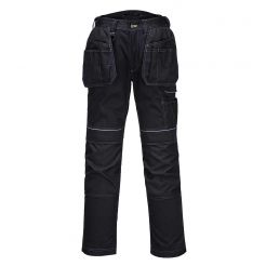 Pantaloni de lucru cu buzunare Portwest T602BKS33, culoare negru, marime 33, talie joasa