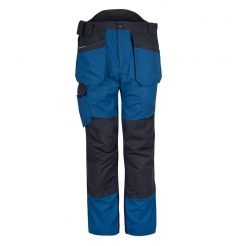 Pantaloni cu buzunare exterioare Portwest WX3 T702PBR28, culoare albastru, marime 28, talie normala