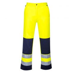 Pantaloni Hi-Vis Portwest Sevilia TX71YNRS, culoare galben bleumarin, marime S, talie normala