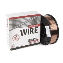 Bobina sarma otel cuprat pentru sudura Mig-Mag Lincoln Electric ULTRAMAG_0.8X5SG2*, diametru 0.8 mm, greutate 5 kg, pentru oteluri de uz general nealiate