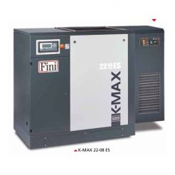 Compresor cu surub, turatie variabila, Fini K-MAX 22-08 ES VS, 22 kW, 7.5 bar, 3600 / 1170 l/min, cu uscator