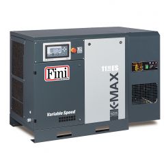 Compresor cu surub, turatie variabila, Fini K-MAX 11-10 ES VS, 11 kW, 10 bar, 1580 / 620 l/min, cu uscator