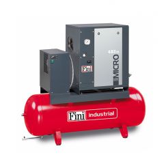 Compresor de aer cu surub Fini MICRO SE 4.0-10-200ES, 400 V, 200 l, 4 kW, 10 bar, 485 l/min, cu uscator