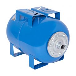 Vas de expansiune orizontal Wassertechnik WTH25BLUE, apa rece, volum 24 l, presiune maxima 10 bar