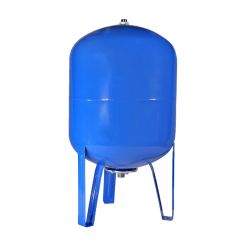 Vas de expansiune vertical Wassertechnik WTH80VBLUE, apa rece, volum 80 l, presiune max.10 bari, cu suport