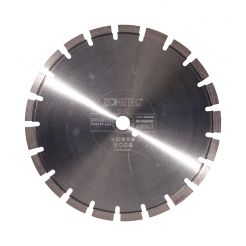 Disc diamantat Zonetec ZA241SA350132125, pentru asfalt, taiere segmentata, 350x25.4x13 mm
