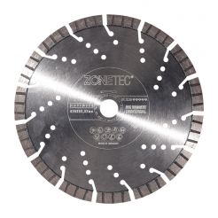 Disc diamantat Zonetec ZA241STU230131522 pentru beton armat, taiere segmentata, D 230x22.3 x13 mm