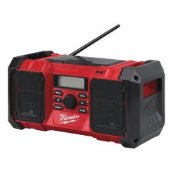 Radio Milwaukee M18JSRDAB+, compatibil cu acumulatori 18 V si reteaua electrica de curent alternativ