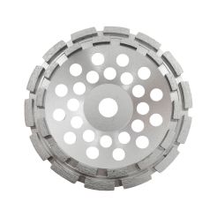 Disc diamantat Sonnenflex 81087_2, tip oala cu 2 straturi, pentru beton, granit, uz general, D 180X5X22.23 mm
