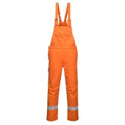 Pantaloni Portwest Bizflame Ultra cu pieptar FR67ORRXXXL, culoare portocaliu, marime 3XL