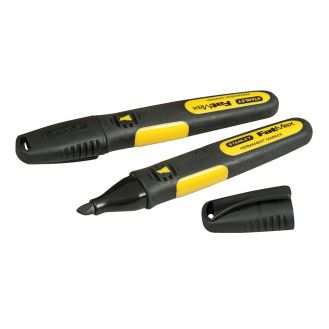 Marker permanent negru Stanley 0-47-314, 2 buc/set
