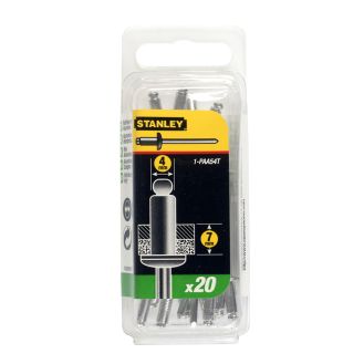 Nituri din aluminiu Stanley 1-PAA54T, 4x7 mm, pachet 20 buc