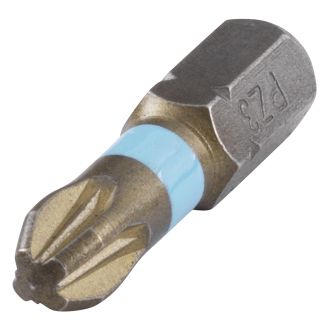 Set 2 biti PZ3 Wolfcraft 1327000, hex 1/4", 25 mm 