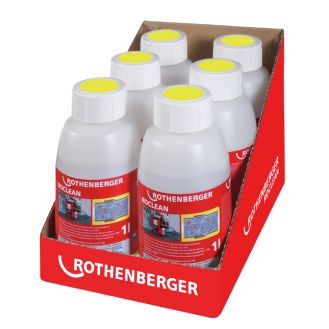 Solutie chimica pentru dezinfectat instalatii Rothenberger 1500000157, 6 x 1 L