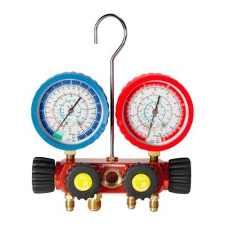 Set plus manifold analog cu 4 cai Rothenberger 170602, 1/4'' SAE, 34 bar