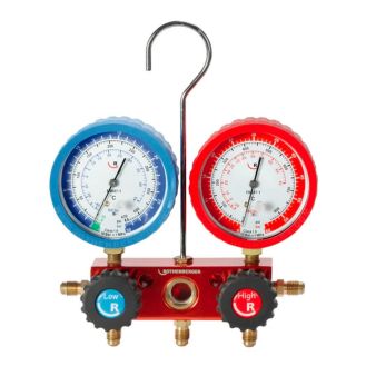 Set standard manifold analog cu 2 cai Rothenberger 170607, 5/16'' SAE, 60 bar