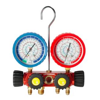 Set plus manifold analog cu 4 cai Rothenberger 170608, 5/16'' SAE, 60 bar