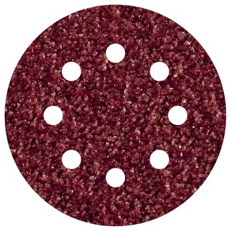 Set 25 foi abrazive Wolfcraft 2069100, prindere velcro, pentru lemn, D 125 mm