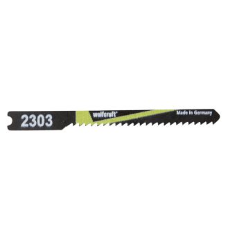 Set 2 panze pentru fierastrau pendular Wolfcraft 2303000, prindere in U, pentru lemn / plastic, adancime taiere 20 mm