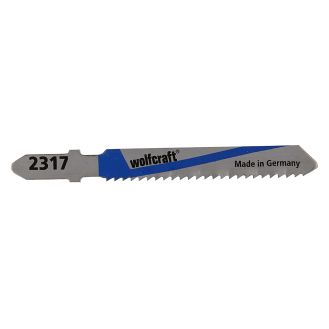 Set 2 panze pentru fierastrau pendular Wolfcraft 2317000, prindere in T, pentru metal, adancime taiere 3 - 6 mm