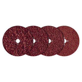 Set 20 discuri de slefuire din pasla Wolfcraft 2455000, Gr. 24-100, D 125 mm
