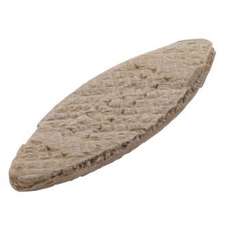 Set 50 placute din lemn pentru imbinare, tip biscuite nr. 0 Wolfcraft 2921000 dimensiuni 45x15x4 mm, pentru materiale cu grosimi cuprinse intre 10-12 mm
