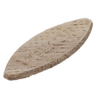 Set 50 placute din lemn pentru imbinare, tip biscuite nr. 10 Wolfcraft 2922000 dimensiuni 55x19x4 mm, pentru materiale cu grosimi cuprinse intre 13-15 mm
