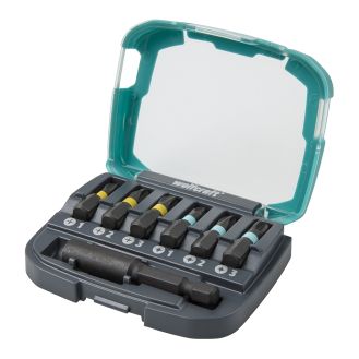 Set 6 biti pentru impact Wolfcarft 2974000, hex 1/4", 25 mm, PH, PZ si  adaptor bit