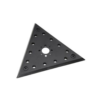 Pad triunghiular pentru slefuit Flex 354988, cu gauri 