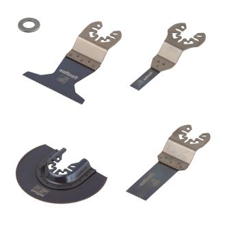Set 4 panze Wolfcraft 3961000, confectionate din metal HCS si BiM