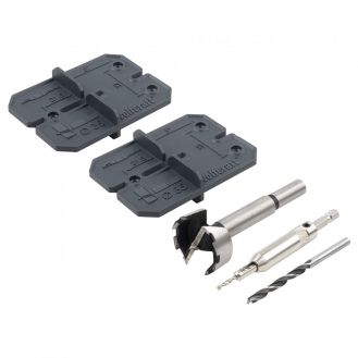 Set montaj balamale Wolfcraft 4656000, 35 mm, cutie de transport