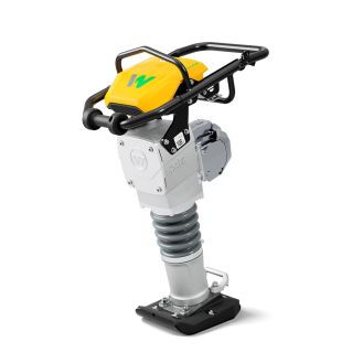Mai compactor Wacker Neuson AS68e/25, compatibil cu acumulatori, forta de impact 18 kN, greutate 69 kg, 9,8"