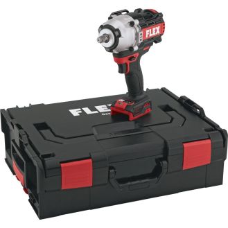 Cheie de impact Flex IW 1/2" 1500 18.0-EC, patrat 1/2", cuplu maxim 1500 Nm, compatibila cu acumulatori Li-Ion 18 V, cutie L-BOXX