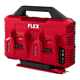 Incarcator rapid dublu Flex CA SP 2x 12/18 pentru acumulatori Li-Ion 12 si 18 V 