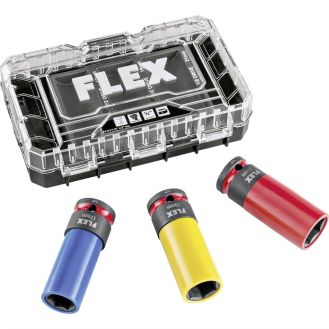 Set tubulare impact Flex IPS D17-21 1/2“ Set, patrat 1/2", 17-19-21 mm, 3 bucati