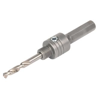 Adaptor pentru carote bimetal cu burghiu de centrare Wolfcraft 5957000, lungime 68 mm, filet 1/2"
