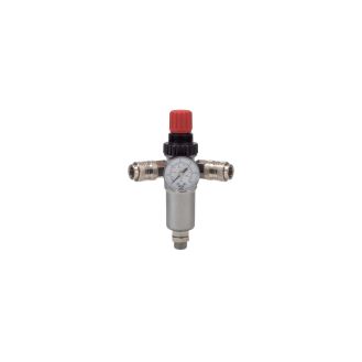 Regulator de presiune cu manometru, robinet, cuple rapide Omg 630R_1/2, filet exterior 1/2"
