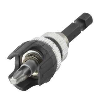 Suport biti Wolfcraft 6961000, cu opritor de adancime si magnet, inclusiv Bit TX 25