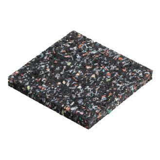 Placa cauciuc pentru constructii terasa lemn Wolfcraft 6987000, 90 x 90 x 10 mm, set 20 bucati