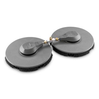 Cap doua perii contrarotative Karcher iSolar 6.368-095.0, 800 mm, pentru panouri fotovoltaice, debit apa 1100 - 1300 l/h 