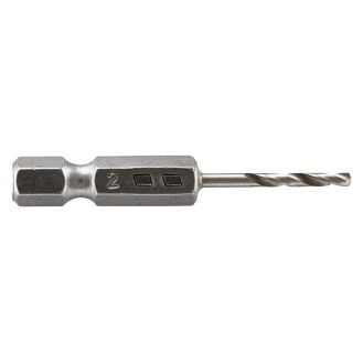 Burghiu pentru metal Wolfcraft 7256000, HSS, 2X16X47 mm, cu tija hexagonala