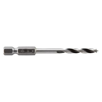 Burghiu elicoidal pentru lemn Wolfcraft 7262000, cu tija hexagonala 1/4", 4x40x75 mm