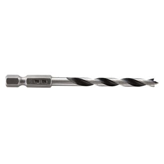 Burghiu elicoidal pentru lemn Wolfcraft 7263000, cu tija hexagonala 1/4", 5x50x85 mm