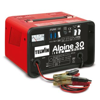 Redresor baterii Telwin ALPINE30BOOST, tensiune incarcare 12/24 V, capacitate baterii Pb/START/STOP 15-400 Ah, incarcare rapida
