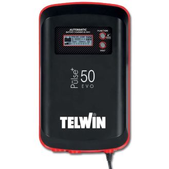 Redresor baterii Telwin PULSE 50 EVO, 230 V, tensiune incarcare 12 / 24 V, 10-600 Ah